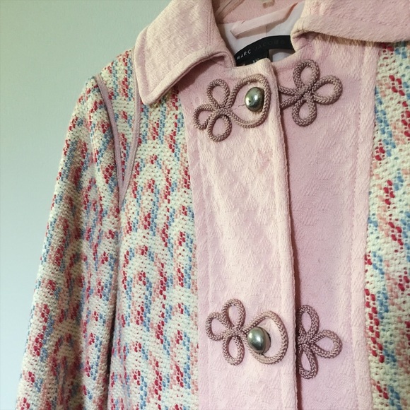 Marc Jacobs Tweed Pink Jacket - Picture 5 of 8